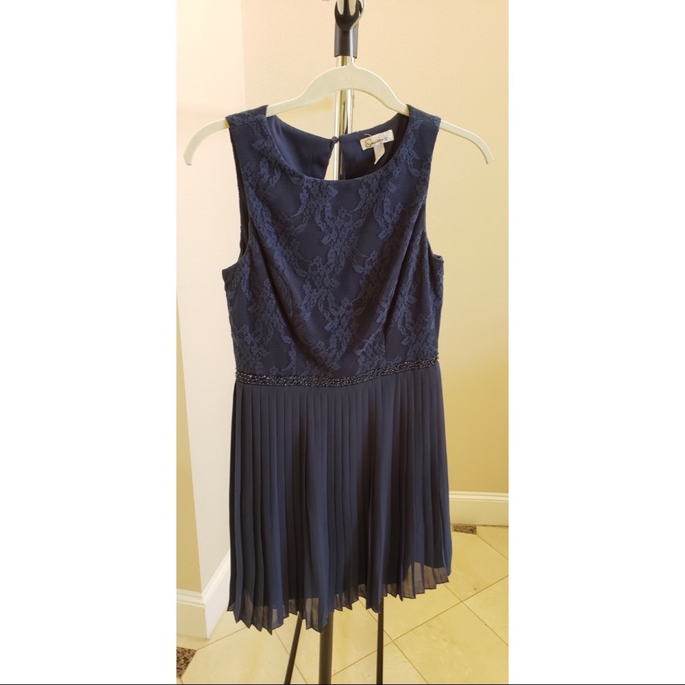 Navy blue dress